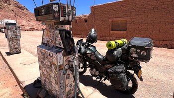 La moto que le robaron