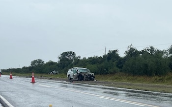 La lluvia intensa obligó a