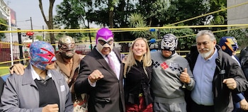 Leyendas del pancracio nacional convivieron