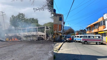 Bloqueos e incendios paralizan Zitácuaro: corporaciones de seguridad liberan las vías