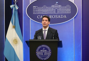 Conferencia de prensa del vocero presidencial Adrián Ravier - 6 de octubre