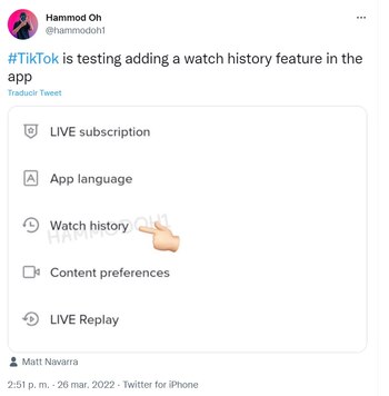 Tik Tok trabaja en una