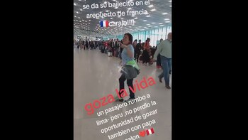 Un acto espontáneo de alegría