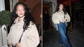 Las lecciones de moda de Rihanna en París: cómo destacar sin necesidad de usar colores intensos