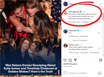 Selena Gomez salió a desmentir