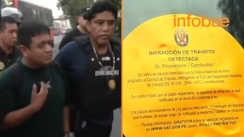 PNP multa y detiene a