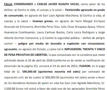 Captura de parte del Expediente-02751-2018-0