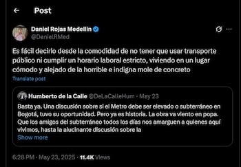 Daniel Rojas, ministro de Educación