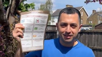 Un hombre evidenció el momento