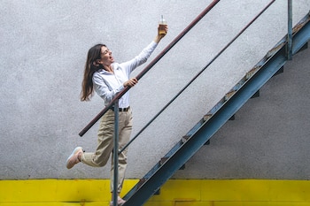 Subirse a las escaleras o