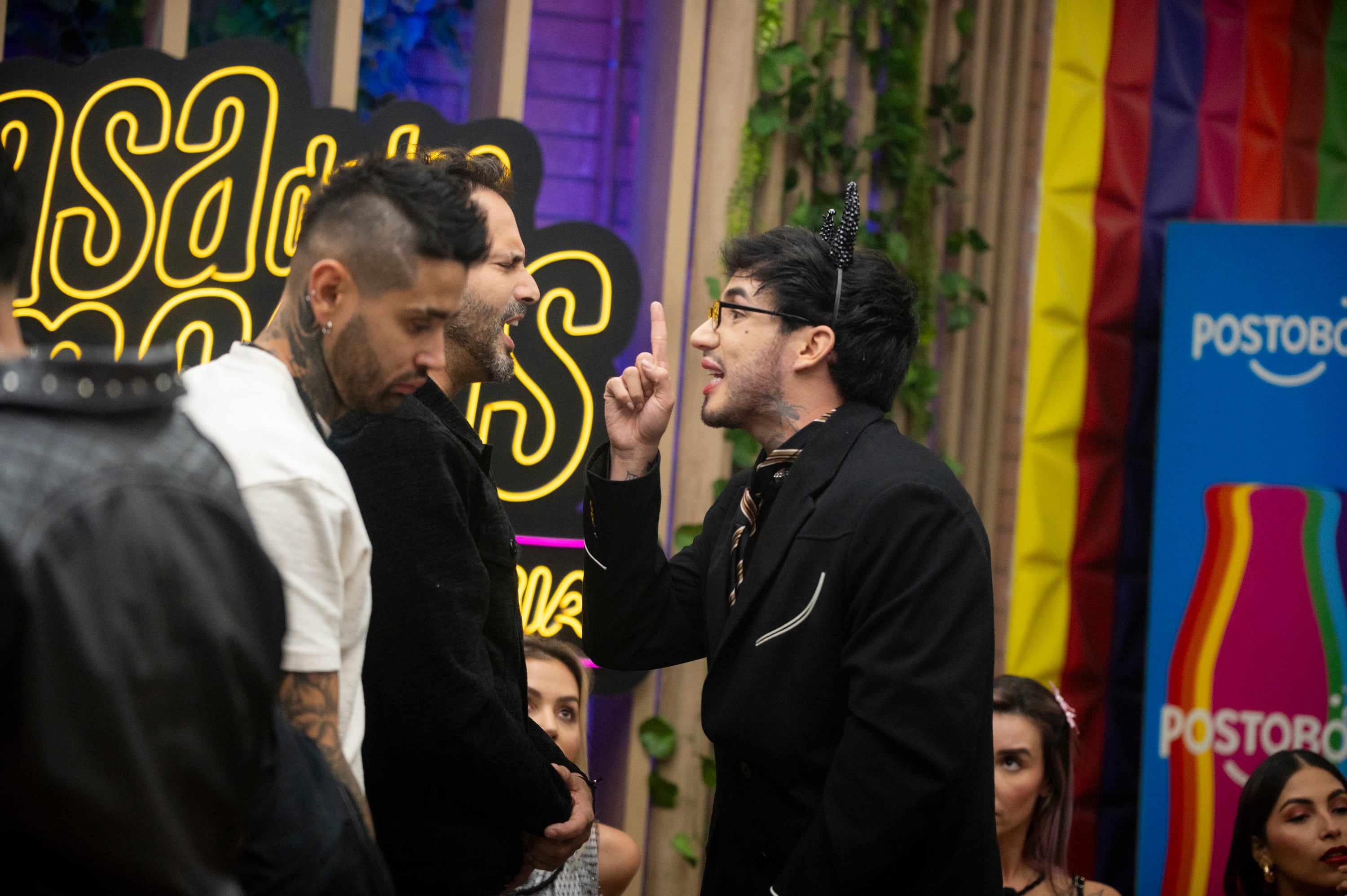 El creador de contenido se mostró celoso de la cercanía entre el joven cantante y Campanita - crédito cortesía Canal RCN