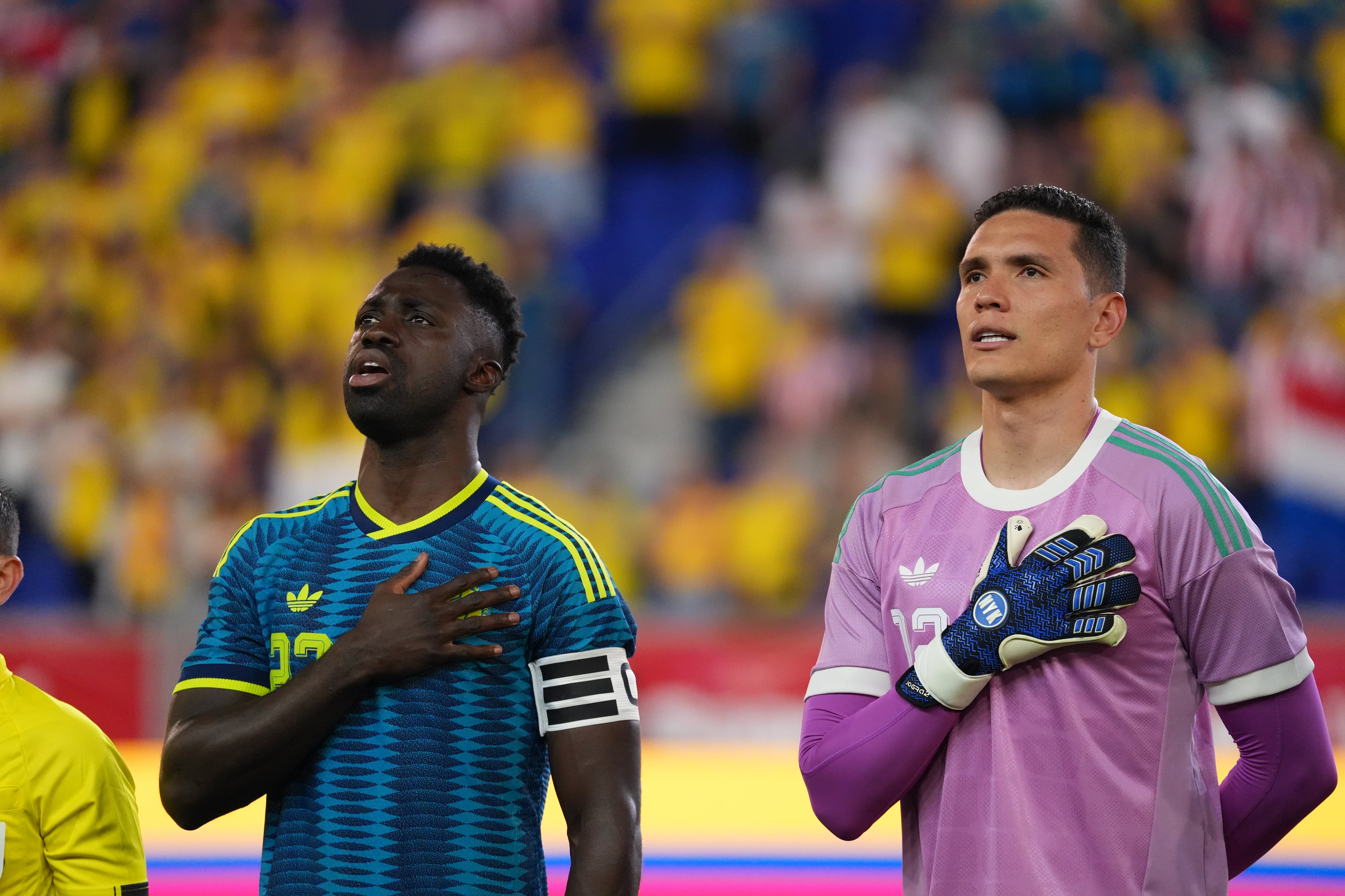 Aldair Quintana afirmó que jugó mareado durante el encuentro por su deseo de completar el partido de su estreno internacional-crédito Ángel Colmenares/EFE