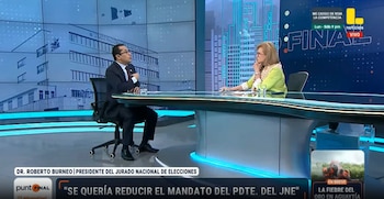 Roberto Burneo confirma que as próximas eleições serão as maiores da história do Peru. Navio: Latina.