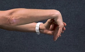 El agarre de la mano