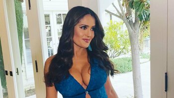 Salma Hayek en los Globos