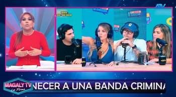 Magaly Medina rejeitou o aviso de Alejandra Baigorria e enviou uma mensagem forte na televisão. Captação: Magaly TV La Firme.