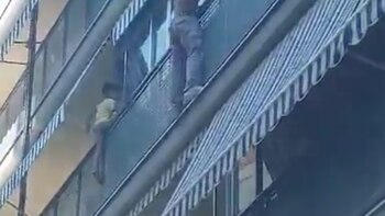 Captura del vídeo del rescate