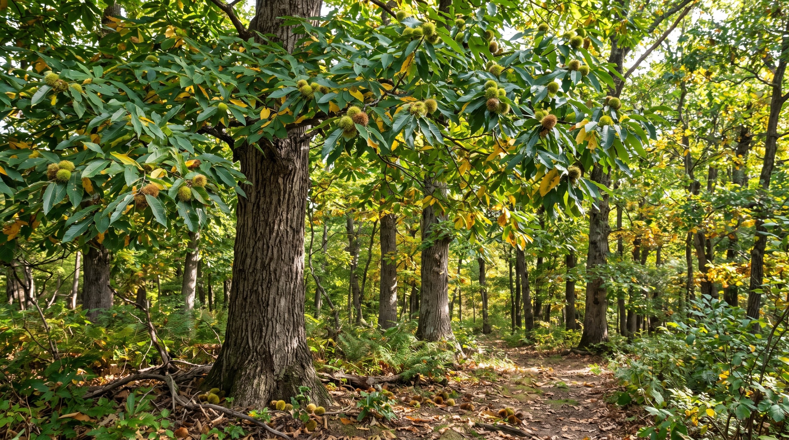 El castaño americano dominó durante siglos los bosques del este de Estados Unidos. (Gemini)