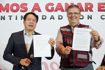 Mario Delgado , el presidente