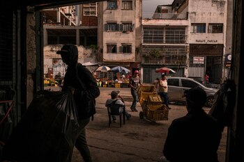 Un mercadillo en el centro
