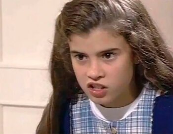 Solange Verina cuando interpretaba a