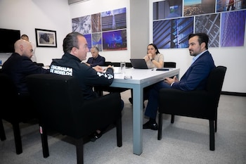 Alcalde de Cuajimalpa, Carlos Orvañanos se reunió con Enrique Irazoque, secretario de Planeación, Ordenamiento Territorial y Coordinación Metropolitana (Redes)