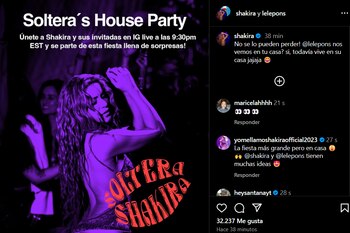 "Soltera's House Party" promete ser el evento virtual del año con invitados especiales - crédito Shakira / Instagram