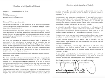 Ilva Myriam Hoyos fue nombrada nueva ministra de Educación tras la salida de Viviane Morales - crédito @ABDELAESPRIELLA / X