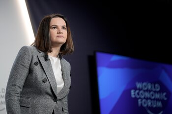 Tsikhanouskaya llamó a su condena