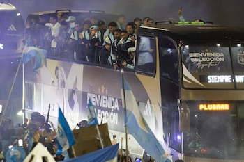 Recibimiento Selección Argentina - Ezeiza - Predio AFA