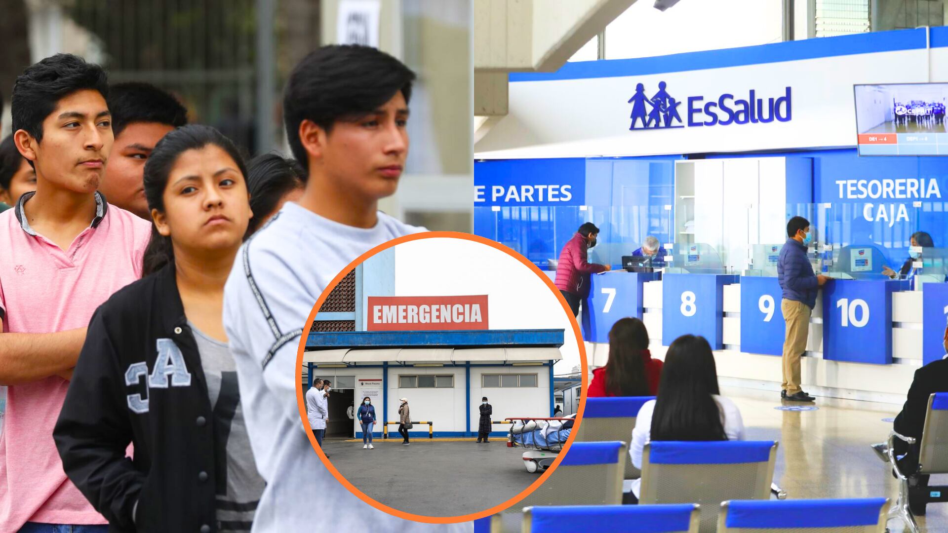 EsSalud permite afiliar a hijos mayores de 18 años en condición de vulnerabilidad. (Fotocomposición Infobae Perú/ Andina)