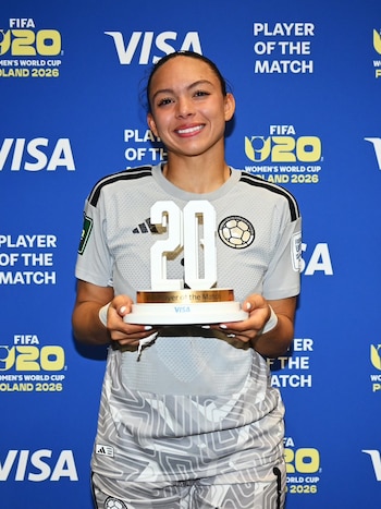 Luisa Agudelo fue elegida como la figura del partido en la victoria de Colombia 1-0 contra Nigeria - crédito FIFA