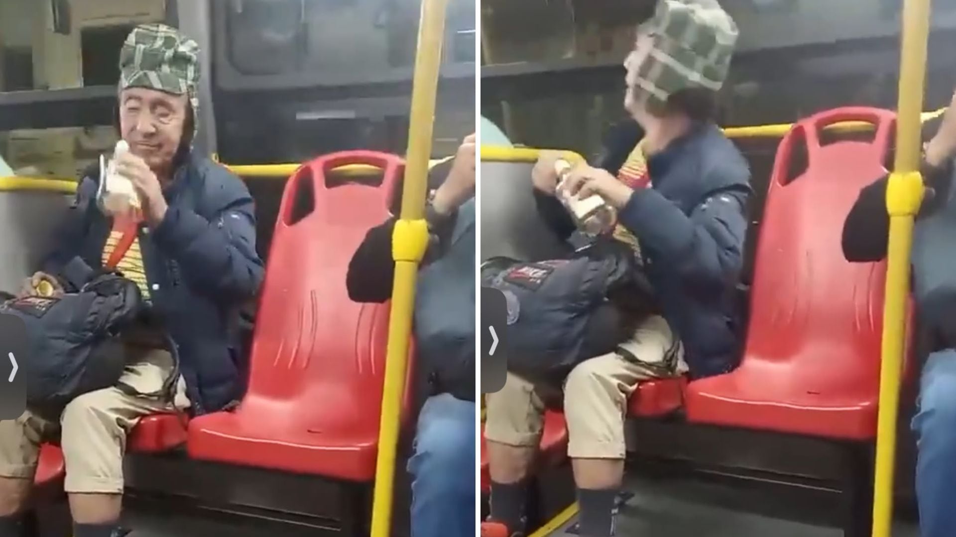 “El Chavo del 8” tomando licor en Transmilenio sacudió las redes sociales: “Se le chispoteó”
