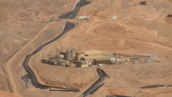 Vista sobre Veladero, en San