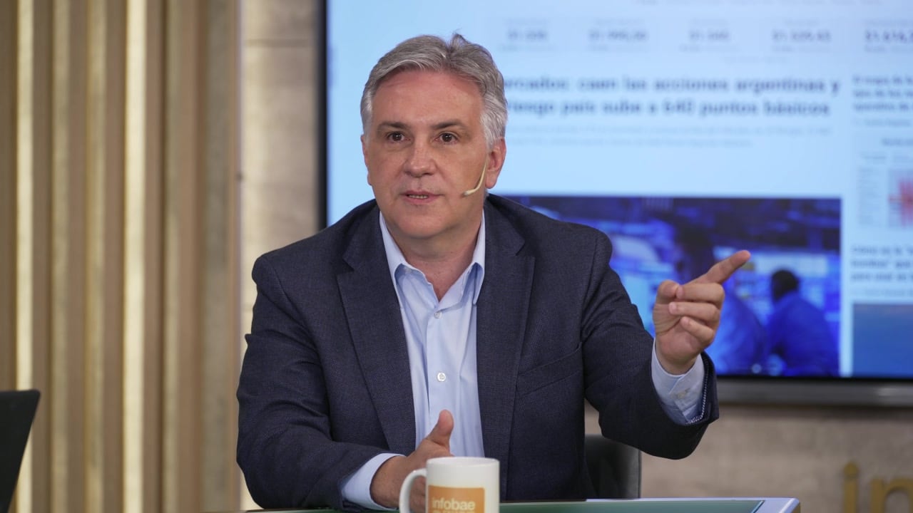 Martín Llaryora, gobernador de Córdoba, en Infobae en Vivo
