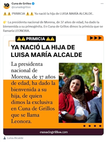 La bebé de la líder