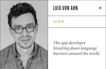 El fundador de Duolingo integra el selecto grupo de líderes globales que promueven el acceso universal al conocimiento (Cortesía @Guatemaps1).