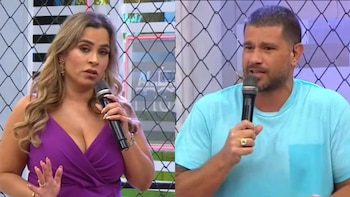 Yaco Eskenazi no le gustó que Ethel Pozo saliera en defensa de Shakira. (América TV)