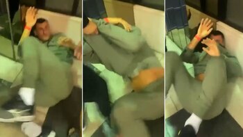 Impactante video de la violenta