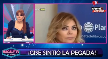 Magaly Medina cuestiona el dolor de Gisela Valcárcel por Roberto Martínez: “Debemos buscar fuerzas para salir adelante”. Captura: Magaly TV La Firme.