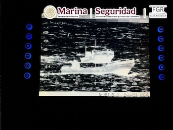 Las embarcaciones fueron localizadas por elementos marinos. Crédito: Gabinete de Seguridad