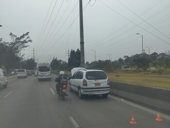 Se presenta novedad vial en