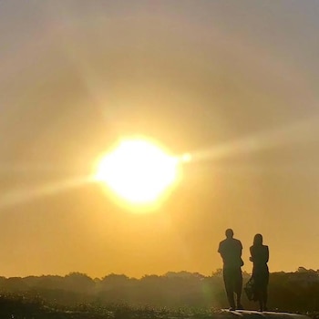 La postal que compartió Calu