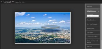 Forensically es un sitio que