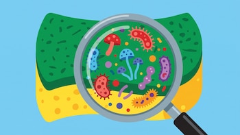 Las esponjas de cocina pueden acumular bacterias: cada cuánto recomiendan cambiarlas
