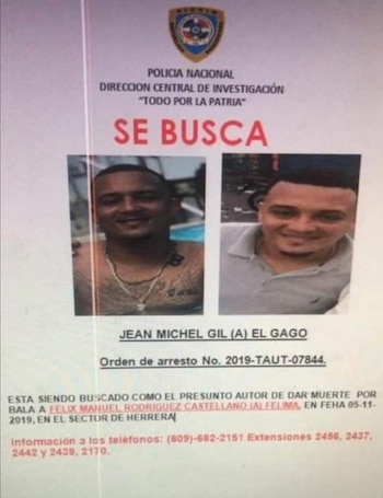 La Policía Nacional informó que Yan Michel Gil, alias “Capital”, era requerido por la orden de arresto No. 598-01-2021-SARR-00869 por su presunta participación en el crimen./( Redes de Diego Pesqueira)