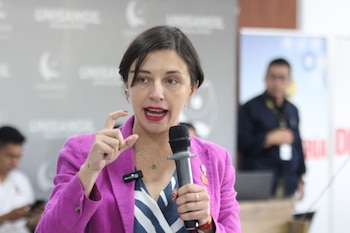 Martha Carvajalino, ministra de Agricultura,