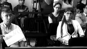 Transformación radical: Maribel Velarde, de la fama en la TV a la seriedad del ejercicio legal.
Foto: Justicia TV