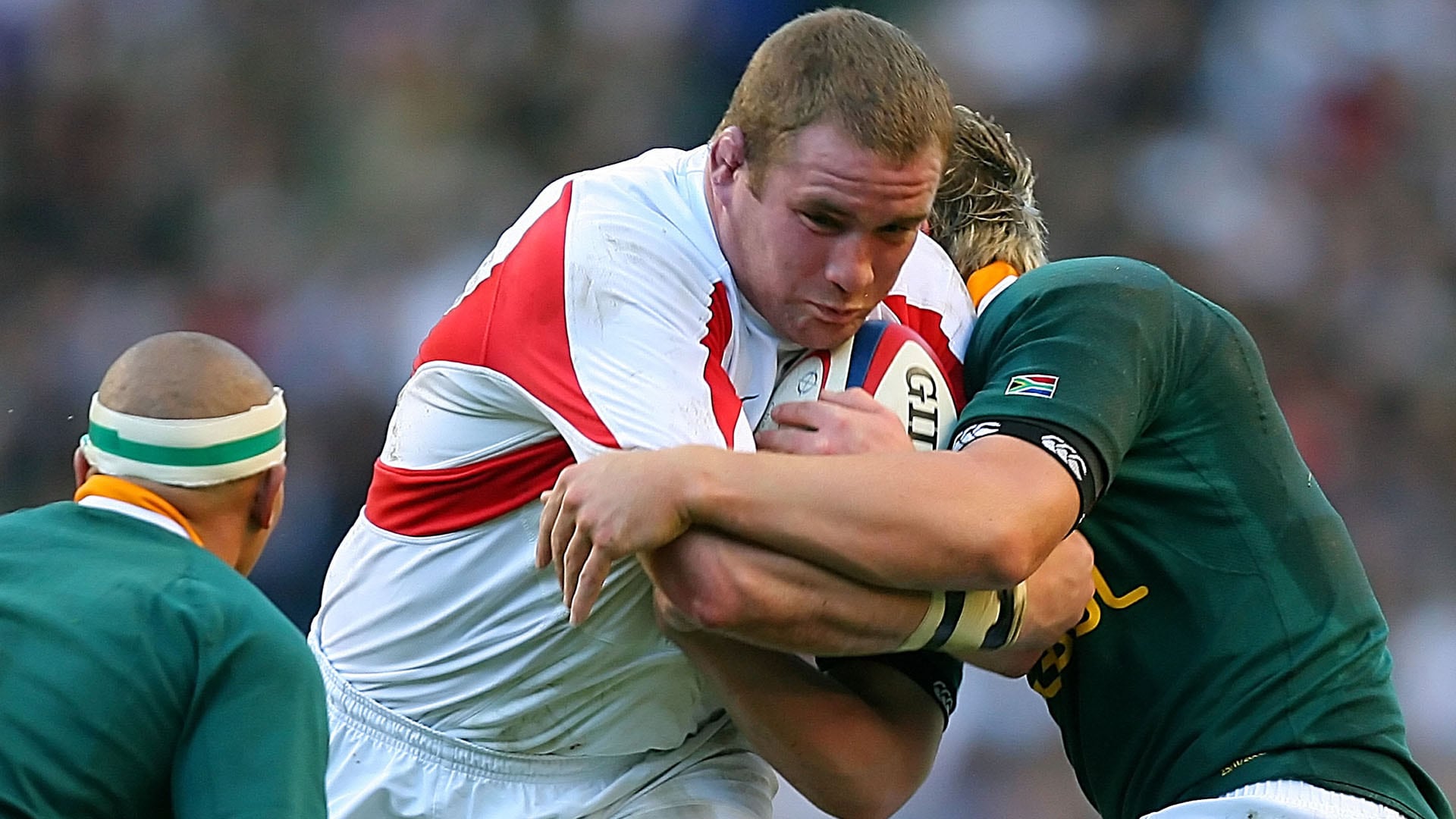 Una tomografía reveló el alcance de las lesiones cerebrales que llevaron al diagnóstico probable de CTE en Phil Vickery (AFP PHOTO / ODD ANDERSEN)