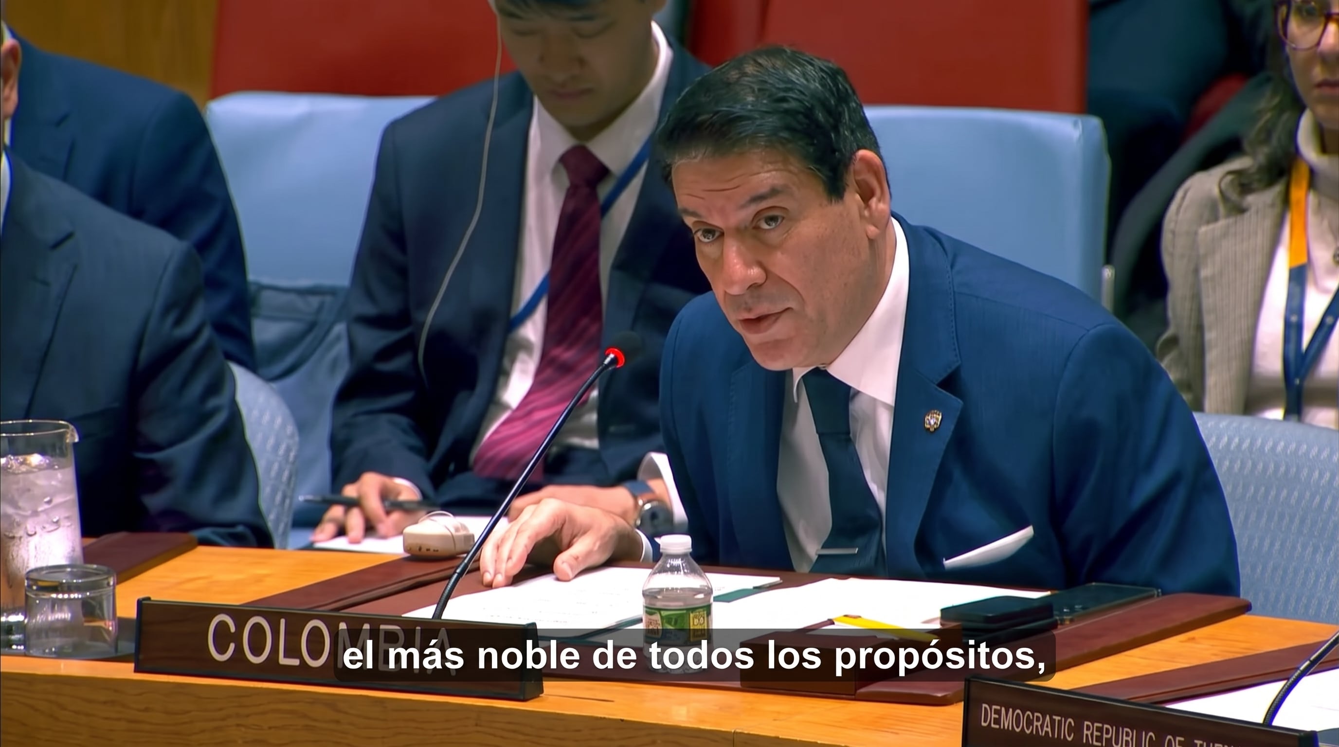 ONU renovó hasta 2027 la Misión de Verificación en Colombia y el embajador Mauricio Gaona afirmó: “La paz no la hacen quienes firman y aparecen en las fotos”